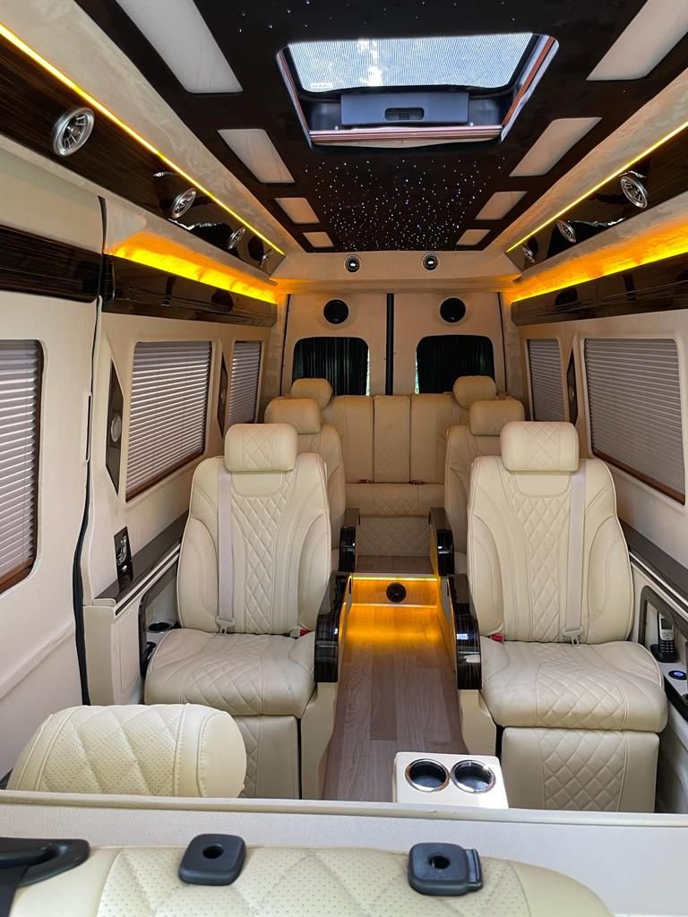 Mercedes Sprinter Van Interior - Luxury Group Transfer