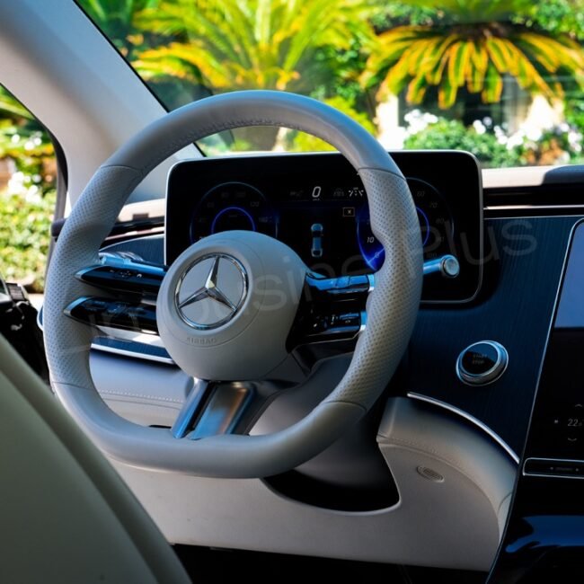 Luxury Mercedes EQS Electric Sedan Interior