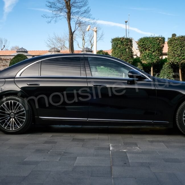 Mercedes S-Class Sedan Side View - Luxury Transfer Istanbul