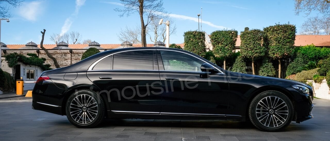 Mercedes S-Class Sedan Side View - Luxury Transfer Istanbul