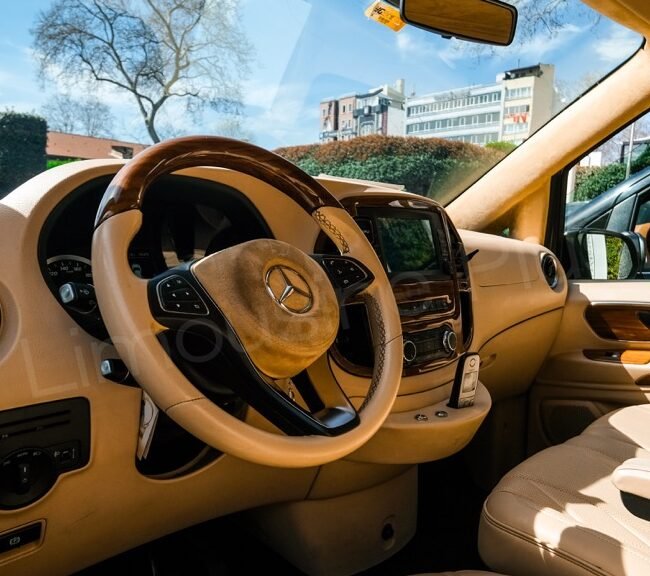 Luxurious Mercedes Vito Minivan Interior