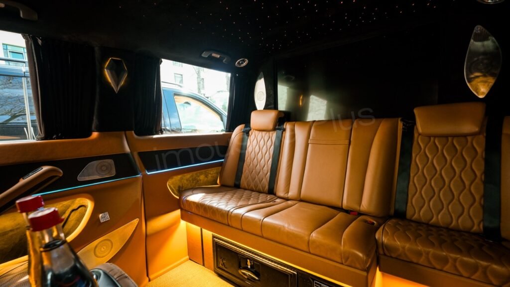 Mercedes Vito Minivan Luxurious Interior - Premium VIP Transfer Experience