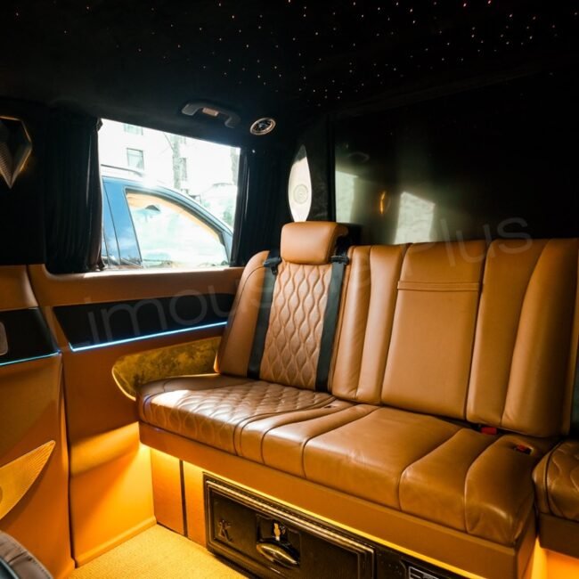 Mercedes Vito Minivan Luxurious Interior - Premium VIP Transfer Experience