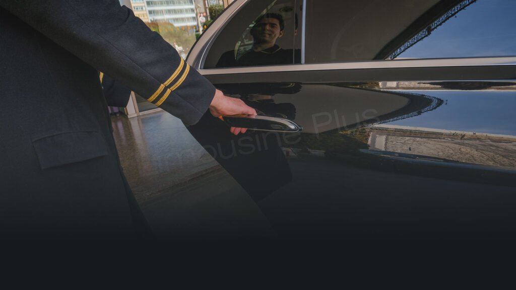 Professional Chauffeur Opening Luxury Car Door