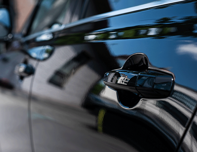 Luxury Black Car Door Handle - Istanbul Beyoglu Transfer