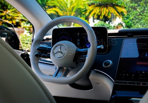 Luxury Mercedes EQS Electric Sedan Interior