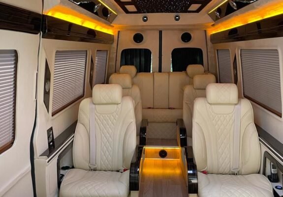 Mercedes Sprinter Van Interior - Luxury Group Transfer
