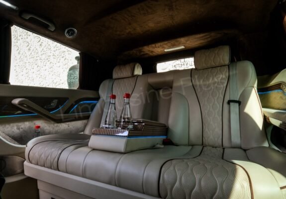 Mercedes Vito Minivan Luxurious Interior - VIP Transfer Experience
