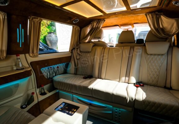 Luxury Mercedes Vito Minivan Interior with Custom Seating